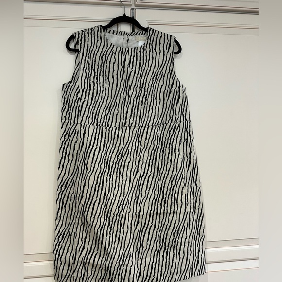 S'Max Mara Zebra Print Shift Dress (D7) - Picture 6 of 8